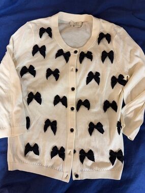 Kate spade bow sweater size small